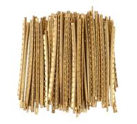 HEALLILY 60pcs Brass Guitar Fret Wire Set for Replacement Guitar Parts, Smooth Surface and Precise Tuning, Suitable for Fingerboard Frets, for DIY Luthier Supplies and Musicians