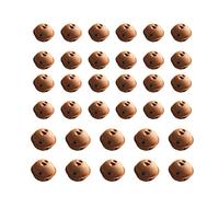 HEALLILY 60pcs Christmas Jingle Bell Vintage Rusty Bells Hollow Out Star Metal Sleigh Bell DIY Craft Xmas Tree Pendants (2.5cm+3cm)