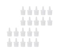 HEALLILY 60pcs Eyelash Glue Bottle Replacement Nozzle Caps Lash Bottle Plugs for Eyelash Extensions Suitable for Professional Grafting and Personal Use