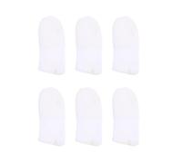 HEALLILY 6pcs Pet Finger Toothbrushes for Dogs and Kittens, Cotton Material with Gentle Cleaning and Eliminating Bad Breath, for Daily Dental Care