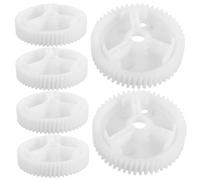 HEALLILY 6pcs Plastic Window Motor Gear Replacement Kit for Car Power Window Regulator Wear Resistant Gearwheel with Low Noise Performance Compatible with Multiple Vehicle Models for Smooth