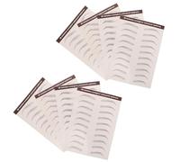 HEALLILY 8 Sheets Waterproof 3d Hair-like Eyebrow Tattoo Stickers Self-adhesive Smudge-proof Brow Transfers for Women Beginners Grooming and Outdoor Sports Makeup