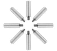 HEALLILY 8pcs DIY Music Box Replacement Spindle Extensions Metal 1.06x0.20x0.20in Smooth Surface Accessory for Home Music Box