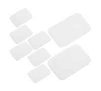 HEALLILY 8pcs Ultra Soft Pu Material Face Powder Puff Thin Rectangle Makeup Sponge for Precise Liquid Foundation Loose Powder Application Washable Cosmetic Blenders for Men Women