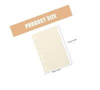 HEALLILY A7 Loose Leaf Notebook Refill Paper Set - 3pcs Detachable Planner Binder Inserts with Grid, Blank, and Dot Styles - 6-hole Punch Refill Paper for Personal Organizers and Journals