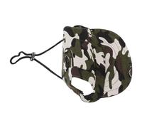 HEALLILY Adjustable Dog Baseball Hat for Summer Travel and Outdoor Activities, Canvas Material with Ear Holes and Chin Strap, Lightweight Sun Protection Puppy Cap