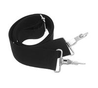 HEALLILY Adjustable Nylon Snare Drum Shoulder Strap 145cm Comfortable Fit High Elasticity Shoulder Pad Black Universal Replacement for Marching Band and Drum Corps Members