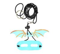 HEALLILY Adjustable Reptile Wing Harness and Leash Set with Creative Wing Design 5pcs Suitable for Bearded Dragon and Walking Pets