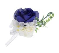 HEALLILY Artificial Flower Wrist Corsage Bracelet with Silk Flowers and Leaves Design, Adjustable Size and Comfortable for Long Time Wearing, for Bridal Shower and Wedding Bridesmaid