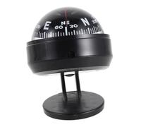 HEALLILY Auto Compass for Car Windshield and Dashboard with Magnetic Declination, Shock-resistant Build, Anti-vibration Structure, Plastic Material, for Emergencies and Uncertain