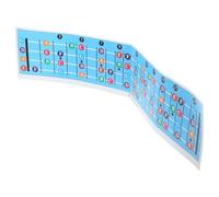 HEALLILY Bass Chord Trainer Chart for Beginners with Wear-resistant Coated Paper, Includes Chord Diagrams, for Students and Teachers in Music Practice