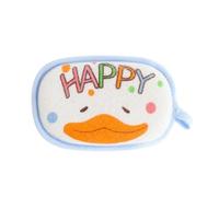 HEALLILY Bath Sponge for Newborns and Strong Water Absorption and Anti-Dropping Strap, Soft Cotton and Polyester Fiber, for Gentle Bathing and Showering