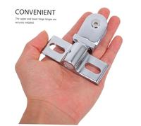 HEALLILY Bathroom Shower Door Pivot Hinge Zinc Alloy Glass Door Hardware with Dual Direction Opening Heavy Duty Upper and Lower Pivot Hinges