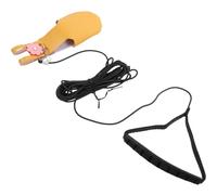 HEALLILY Breathable Pet Parrot Diaper Flight Suit with 4m Leash for Cockatiel and Budgie, Suede Material Bird Harness for Travel and Hiking