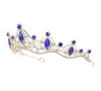 HEALLILY Bridal Baroque Crown Tiaras Rhinestone Tiara Crown for Wedding Banquet for Women Bride