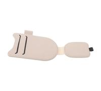 HEALLILY Car Visor Sunglasses Holder Clip with Magnetic Pu Leather, Dual Slot Storage for Eyewear and Thin Paper Documents, Soft Inner Surface, Prevents Sliding, for Long-distance Trips