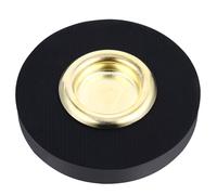 HEALLILY Cello Stop Endpin Stand Holder Anti-slip Mat Nylon Floor Protector Round Pad for Professional Cellists and Beginners Portable Lightweight Design Prevents Scratches and Slips During