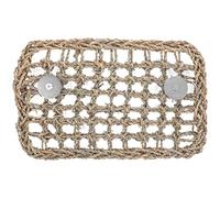 HEALLILY Chewable Rabbit for Teeth Care with Aquatic Plant Material and Fixing Accessories, Protecting Pets Paws, Suitable for Chinchillas and Rats in Pet Cage,