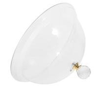 HEALLILY Clear Food Dome Cover for Cake Stand Transparent Pastry Tray Protector Reusable Dustproof Lid for Muffins Cupcakes and Desserts Easy-Clean Food Storage Random Color