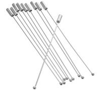 HEALLILY Corsage Pins 20Pcs Metal Brooch Sticks with Clutches for Diy Jewelry Making Craft Accessories Suitable for Buttonholes Hat Scarf