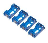 HEALLILY D-cell Battery Holder Classroom Physics Projects and Science Experiments for 4pcs with Parallel Connection Interlocking Tabs, Plastic Single Battery Case