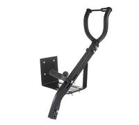 HEALLILY Display Racks Wall Mount Saxophone Hanger Saves Space Saxophone Holder Alto Tenor Saxophone Stand Musical Instruments Supplies (Black) Metal Holder