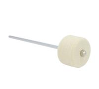 HEALLILY Drum Pedal Beater Tone and Fast Response, Suitable for for, White Felt Replacement Drum Stainless Steel Handle Intermediate Drummers and Students