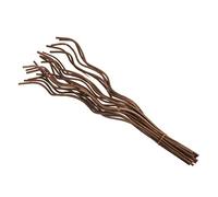 HEALLILY Essential Oils Diffuser 40pcs Natural Rattan Reed Diffuser Wavy Fragrance Replacement Refill Stick for Home Office Yoga Meditation (Coffee) Aromatherapy s