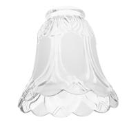 HEALLILY Frosted Glass Pendant Light Shade Replacement for Socket Smooth Surface Glass Lamp Shade for Living Room Ceiling Light Easy Install Lighting Accessory