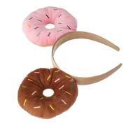 HEALLILY Funny Headband Kawaii Donut Headband for Cosplay Makeup and Spa Festival Costume Props Themed Party Hat
