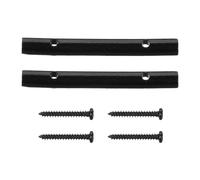 HEALLILY Guitar Strings Bar Copper Electric Guitar Lead String Device with Provided Screws Black for Guitarists Improving Sound Quality Eliminating Buzzing