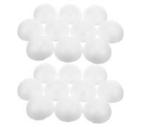 HEALLILY Half Foam Lightweight and Easy to Decorate White 70pcs 2inch Polystyrene Smooth Hemispherical Spheres for Craft Holiday Decorations and Party Supplies