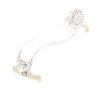HEALLILY Handmade Acrylic Shoulder Pad for Violin, Portable Instrument Rest to Support The Violin and Reduce Back Pressure, Simple and Beautiful White Design,