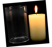 HEALLILY Handmade Decorative Glass Container Candle for Weddings and Parties Lasting Burn Candle with Craftsmanship for Home Banquet and Romantic Dinner Atmospheres