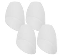 HEALLILY Horseshoe Lampshade 4Pcs Plastic Lamp Shades for Home D Cor Stylish Replacement Shades for Table Lamps Ceiling Lighting & Wall Sconces (3.5X2.8 Inch 35Mm Hole)