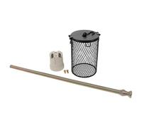 HEALLILY Lamp Cover for Heated Bulbs with Removable Metal Structure and Even Warmth Distribution, Protective Lamp Shade for Terrarium and Lizard Cage