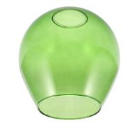 HEALLILY Lamp Shade Replacement Globe Shape French Style Green Glass with Wide Compatibility and Easy Maintenance for Wall Sconce and Lamp Fixtures for Bathroom and Hotel Room Lighting