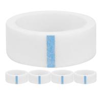 HEALLILY Lash Extension Tape 5 Rolls 1.2cm Wide Breathable Non-woven Eye Tape 4. Length for Eyelash Extensions Supplies Lash Techs Makeup Artist Essential