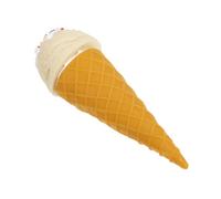 HEALLILY Lifelike Ice Cream Cone Model Realistic Fake Waffle Cone for Home Decor Shop Displays and Photography Props for Themed Events and Staging