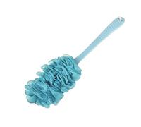 HEALLILY Long Handle Mesh Bath Brush Anti-slip Soft Mesh Back Cleaner Washer Massage Brush for Adult