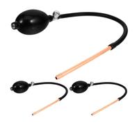 HEALLILY Manual Sugar Blowing Pump for Easy and Efficient Candy Art Creation 3pcs with Extended Copper Tube and Sturdy Plastic Bladder and Cake Decorations at Home