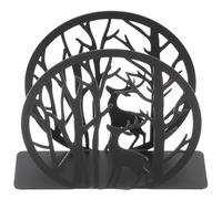 HEALLILY Modern Iron Napkin Storage Holder with Elk Tree Design, Smooth Surface Tissue Rack for House and Bar, Stylish and Sleek Metal Napkin Stand for Kitchen and Dining