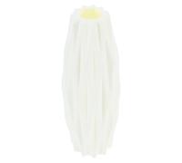 HEALLILY Modern Nordic Style White Desktop Vase Decoration Made of Sturdy Pp Material, Creative and Simple Flower Container Suitable for Fresh Bouquets or Greenery in Home or Office