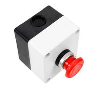 HEALLILY Momentary Push Button Emergency Control Box with Accidental Trigger for Industrial Safety Power Cutoff in Factories Laboratories and Server Rooms