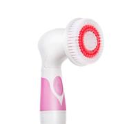 HEALLILY Multi-Functional Electric Bath Cleaning Brush Body Shower Brush Long Handle Abs Material Nursing Massage Rechargeable Pink for Shower and Bath Random Color