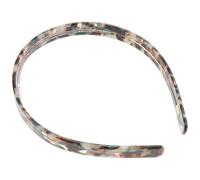 HEALLILY Non-slip Hairband Made of Acetate Plate with Tortoiseshell Pattern, Comfortable and Attractive Headwear for Face Washing, Party or Anniversary Use