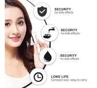 HEALLILY Nose Shaping Clip for Nose Bridge Correction 2pcs Set White Straightener Beauty Tool for Facial Sculpting