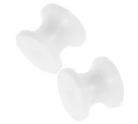 HEALLILY Nylon Anchor Roller Replacement Wheel Heavy Load Endurance 2pcs Quick Installation, White Bow Roller for Yacht and Watercraft for Marine and Rough Sea Conditions, Kayak Boat