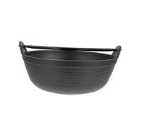 HEALLILY Outdoor Cast Iron Cauldron Pot Portable Non Stick Cooking Pot for Camping and Home Use Versatile Dutch Oven for Stews Soups and Stir Frying