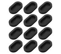 HEALLILY Piggy Bank Stopper Resistant to Damage with Dual Layer Protection 12pcs Oval Pvc Creative Rubber Plug Replacement for Money Saving Box Bottom Seal for Piggy Banks